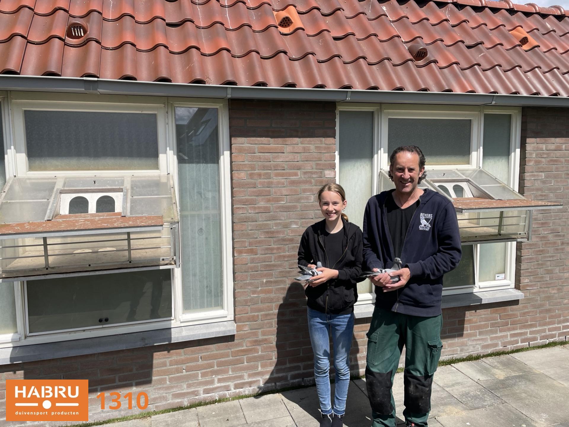 Foto 1310: Bert en Linda Saarloos
